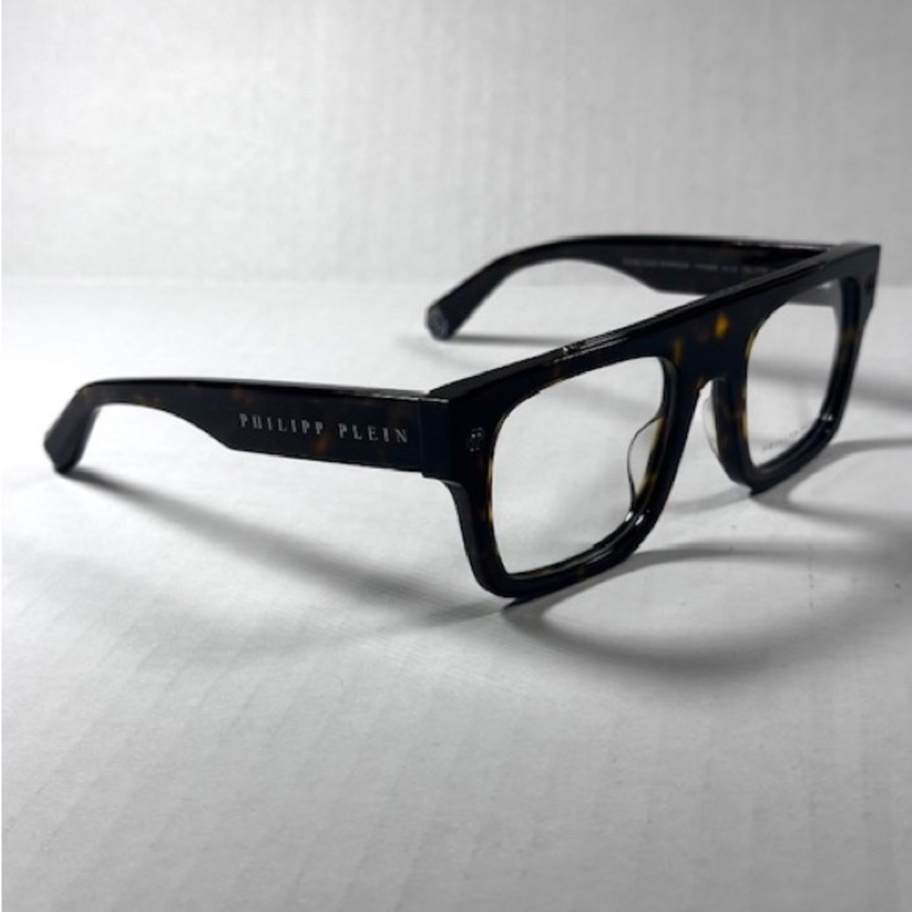 Philipp Plein Logo Workday VPP 056W Col Eyeglasses New Authentic